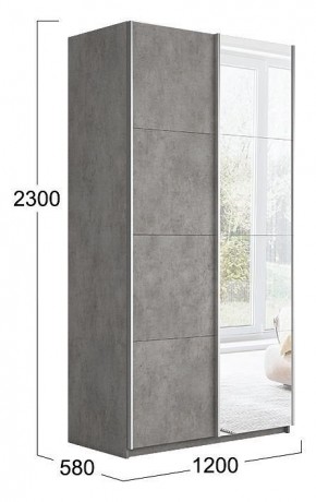 Шкаф-купе Траст СШК 2.120.60-11.13 в Красноуральске - krasnouralsk.mebel24.online | фото 3