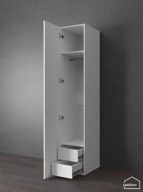 Шкаф Linnea MHR-1PO-3 2050х400х510 (Белый-М 11.1.2) в Красноуральске - krasnouralsk.mebel24.online | фото 5