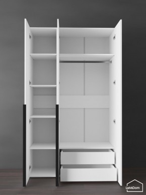 Шкаф Linnea MHR-3-2 2050х1200х510 (Белый-М 11.1.1) в Красноуральске - krasnouralsk.mebel24.online | фото 6