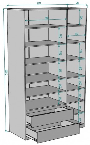 Шкаф Мальта H219 в Красноуральске - krasnouralsk.mebel24.online | фото 2