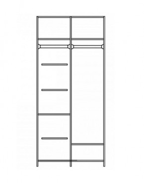 Шкаф Нинель ММ-167-01/03 в Красноуральске - krasnouralsk.mebel24.online | фото 3