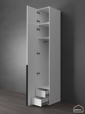 Шкаф с антресолью Linnea MHR-1A-3 2450х400х510 (Белый-М 11.1.1) в Красноуральске - krasnouralsk.mebel24.online | фото 6
