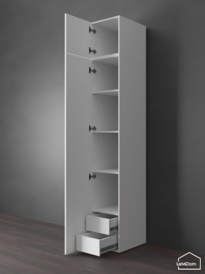 Шкаф с антресолью Linnea MHR-1POA-4 2450х400х510 (Белый-М 11.1.2) в Красноуральске - krasnouralsk.mebel24.online | фото 5