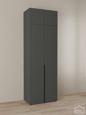 Шкаф с антресолью Linnea MHR-2A-2 2450х800х510 (Графит-М 11.1.25) в Красноуральске - krasnouralsk.mebel24.online | фото 1