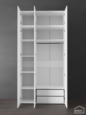 Шкаф с антресолью Linnea MHR-3POA-2 2450х1200х510 (Белый-М 11.1.2) в Красноуральске - krasnouralsk.mebel24.online | фото 6