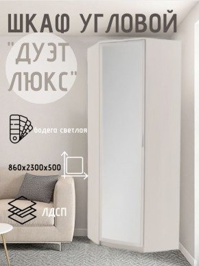 Шкаф угловой Дуэт Люкс с зеркалом в Красноуральске - krasnouralsk.mebel24.online | фото 6