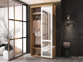 СТЕЛЛА-1 Прихожая (ЛДСП) дуб крафт/белый в Красноуральске - krasnouralsk.mebel24.online | фото 3