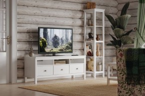 Стеллаж 420 Кантри, массив сосны, цвет белый в Красноуральске - krasnouralsk.mebel24.online | фото 4