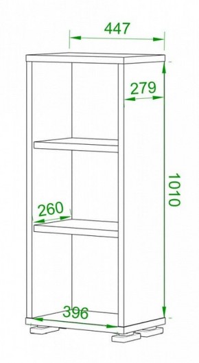 Стеллаж Домино нельсон ПУ-10-1 в Красноуральске - krasnouralsk.mebel24.online | фото 2