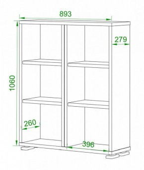 Стеллаж Домино ПУ-50-1 в Красноуральске - krasnouralsk.mebel24.online | фото 2