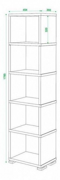 Стеллаж Домино СБ-15/5 в Красноуральске - krasnouralsk.mebel24.online | фото 2