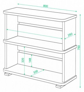 Стеллаж Домино СБ-25/2 в Красноуральске - krasnouralsk.mebel24.online | фото 2