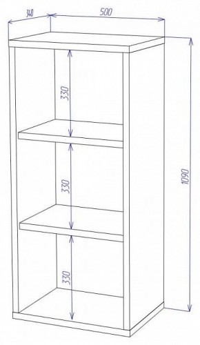 Стеллаж Домино СУ(ш1в1) в Красноуральске - krasnouralsk.mebel24.online | фото 2