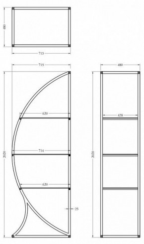 Стеллаж KFG087 в Красноуральске - krasnouralsk.mebel24.online | фото 6