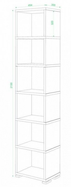 Стеллаж-колонка СБ-15/6 в Красноуральске - krasnouralsk.mebel24.online | фото 2