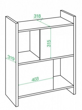 Стеллаж комбинированный Домино Лайт СТЛ-3Н в Красноуральске - krasnouralsk.mebel24.online | фото 2