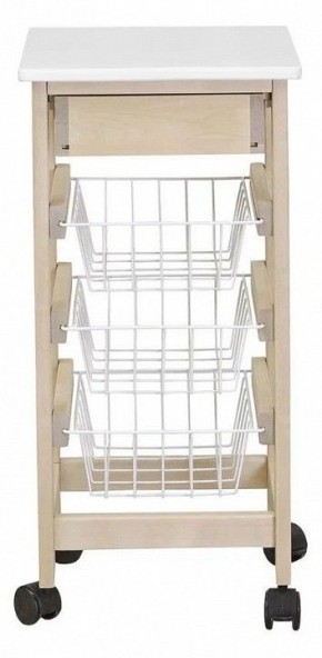 Стеллаж С ящиком и корзинами в Красноуральске - krasnouralsk.mebel24.online | фото 3