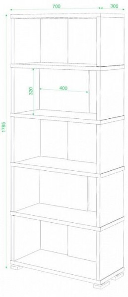 Стеллаж СБ-10/5 в Красноуральске - krasnouralsk.mebel24.online | фото 2