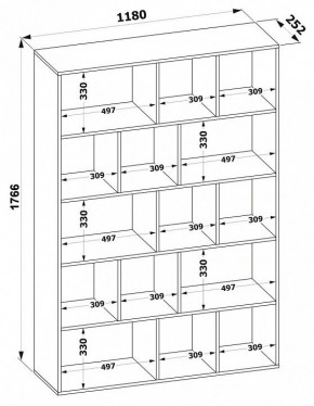 Стеллаж СТ-11 в Красноуральске - krasnouralsk.mebel24.online | фото 3