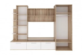 Стенка Денвер (СТЛ.151.01) Дуб сонома/Белый в Красноуральске - krasnouralsk.mebel24.online | фото 2