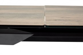 Стол CREMONA 140 KL-61 под дерево, итальянская керамика/ черный каркас, ®DISAUR в Красноуральске - krasnouralsk.mebel24.online | фото 6