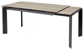Стол CREMONA 140 KL-61 под дерево, итальянская керамика/ черный каркас, ®DISAUR в Красноуральске - krasnouralsk.mebel24.online | фото 8