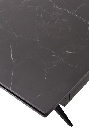 Стол FORIO 160 MATT BLACK MARBLE SOLID CERAMIC / BLACK, ®DISAUR в Красноуральске - krasnouralsk.mebel24.online | фото 9