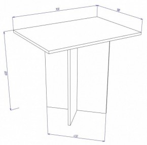 Стол журнальный Cross СЖ4 в Красноуральске - krasnouralsk.mebel24.online | фото 3