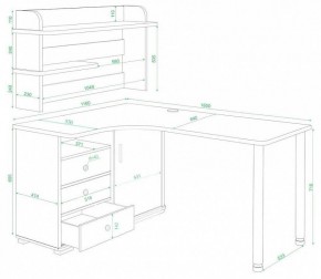 Стол компьютерный Домино нельсон СР-165М в Красноуральске - krasnouralsk.mebel24.online | фото 2