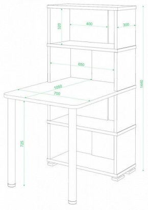 Стол компьютерный Домино СБ-10М/4 в Красноуральске - krasnouralsk.mebel24.online | фото 2