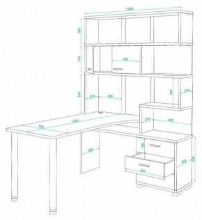 Стол компьютерный Домино СР-420/130 в Красноуральске - krasnouralsk.mebel24.online | фото 2