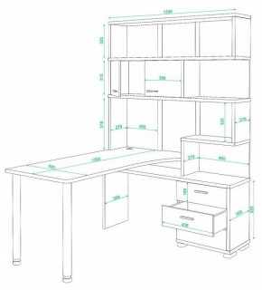 Стол компьютерный Домино СР-420/130 в Красноуральске - krasnouralsk.mebel24.online | фото 2