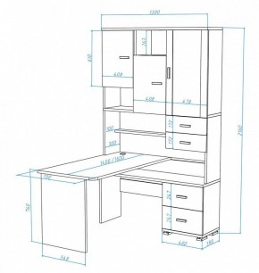 Стол компьютерный Домино СР-620/140 в Красноуральске - krasnouralsk.mebel24.online | фото 3