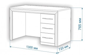 Стол компьютерный Нобиле СтЯ130+НСт130Д в Красноуральске - krasnouralsk.mebel24.online | фото 3