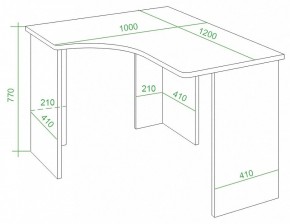 Стол письменный Домино Lite СКЛ-Угл120 в Красноуральске - krasnouralsk.mebel24.online | фото 2