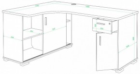 Стол письменный Домино СР-140М в Красноуральске - krasnouralsk.mebel24.online | фото 2