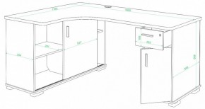 Стол письменный Домино СР-160М в Красноуральске - krasnouralsk.mebel24.online | фото 2