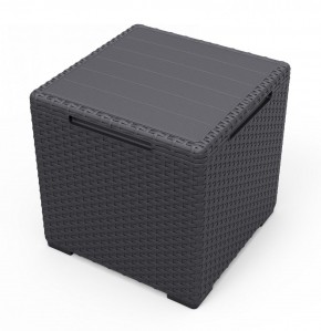 Стол с функцией хранения Виго (Vigo storage box) графит в Красноуральске - krasnouralsk.mebel24.online | фото 2