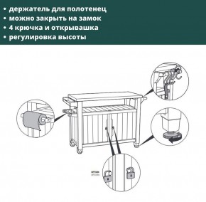 Столик для барбекю 207 Л (Unity XL 207L) в Красноуральске - krasnouralsk.mebel24.online | фото 9