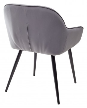 Стул BREEZE BLUVEL-14 GREY, велюр / черный каркас М-City в Красноуральске - krasnouralsk.mebel24.online | фото 2
