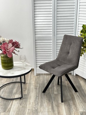 Стул BRONX, 360 град. поворот. B28 Темно-серый, велюр / черный каркас, М-City в Красноуральске - krasnouralsk.mebel24.online | фото 4