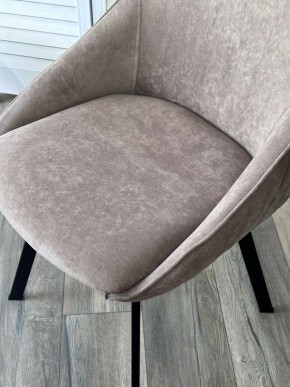 Стул CASA, 360 град. поворот. B5 Капучино, велюр / черный каркас,М-City в Красноуральске - krasnouralsk.mebel24.online | фото 3