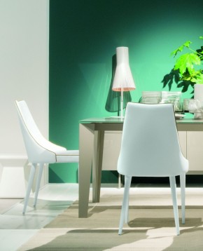 Стул CLARA 40.11 (TR505 white with sand cordonet, экокожа) в Красноуральске - krasnouralsk.mebel24.online | фото 2