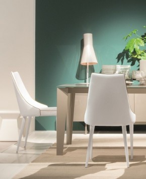Стул CLARA 40.11 (TR505 white with sand cordonet, экокожа) в Красноуральске - krasnouralsk.mebel24.online | фото 3