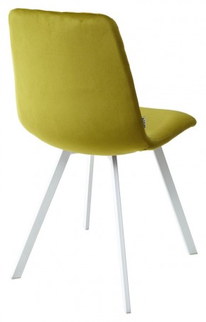 Стул DAIQUIRI BLUVEL-75 OLIVA / белый каркас, велюр М-City в Красноуральске - krasnouralsk.mebel24.online | фото 2