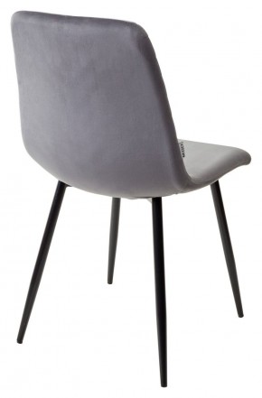 Стул DUKE BLUVEL-14 GREY, велюр / черный каркас М-City в Красноуральске - krasnouralsk.mebel24.online | фото 3