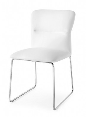 Стул FRIDA CB/1806-SK  MT.P77 CHROMED/  SKUBA S92 OPTIC WHITE в Красноуральске - krasnouralsk.mebel24.online | фото 1