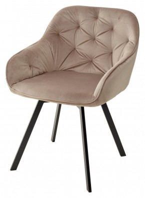 Стул GALE 360 град. поворот. BLUVEL-40 BEIGE, велюр/ черный каркас, М-City в Красноуральске - krasnouralsk.mebel24.online | фото 1