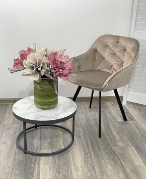 Стул GALE 360 град. поворот. BLUVEL-40 BEIGE, велюр/ черный каркас, М-City в Красноуральске - krasnouralsk.mebel24.online | фото 2