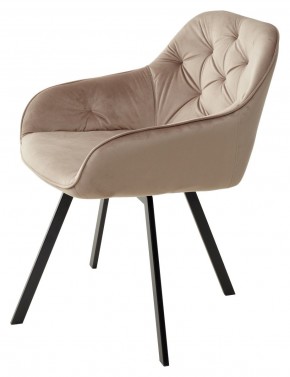 Стул GALE 360 град. поворот. BLUVEL-40 BEIGE, велюр/ черный каркас, М-City в Красноуральске - krasnouralsk.mebel24.online | фото 5